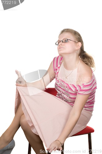 Image of Beautiful blond woman