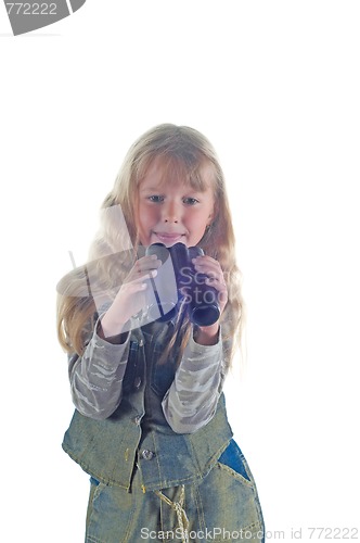 Image of Little girl in studio