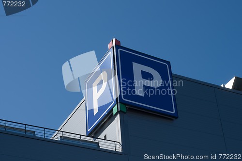 Image of Parking sign