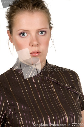 Image of Closeup Portrait Of Woman