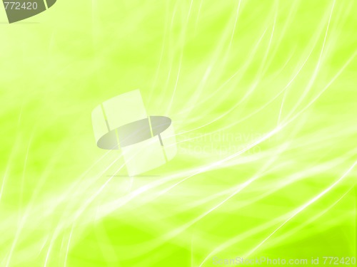 Image of Abstract green vortex background