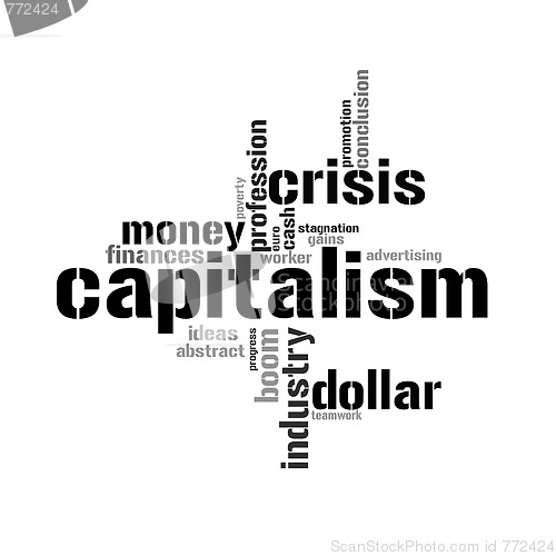 Image of Illustration with different economic terms