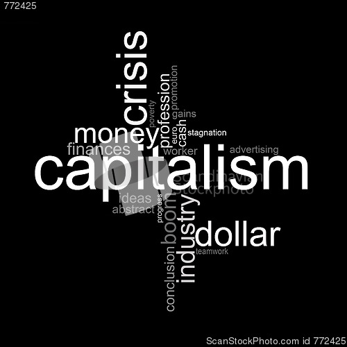 Image of Illustration with different economic terms