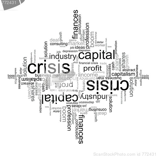 Image of Illustration with different economic terms