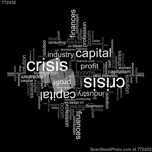 Image of Illustration with different economic terms