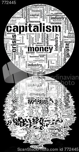 Image of Illustration with different economic terms