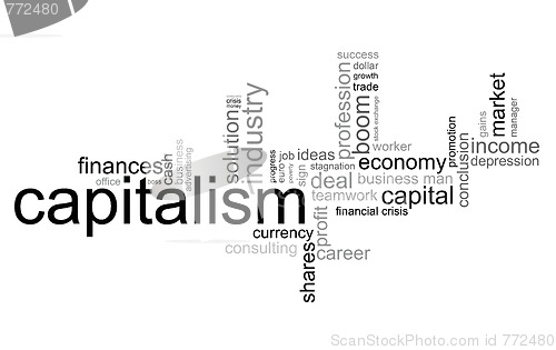 Image of Illustration with different economic terms