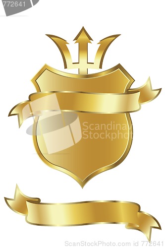 Image of golden shield