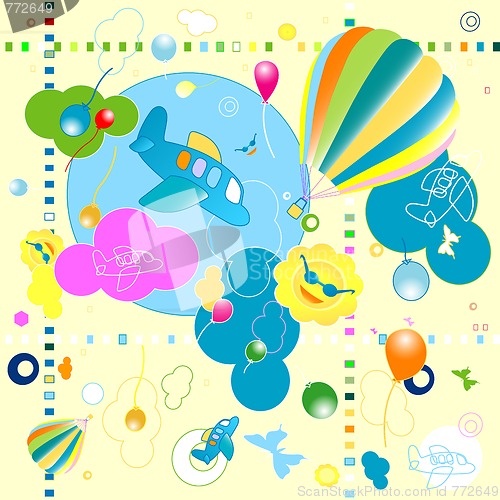 Image of toys pattern
