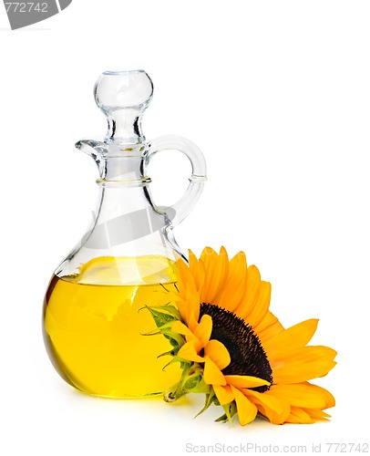 Image of Sunflower oil bottle