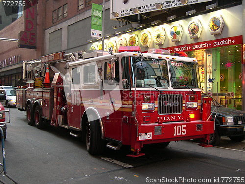 Image of New York city fire truck