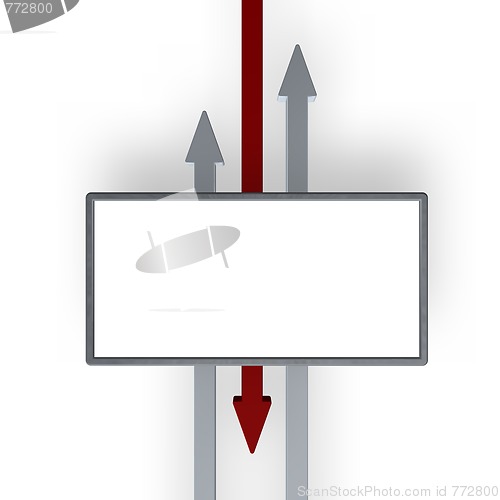 Image of blank sign