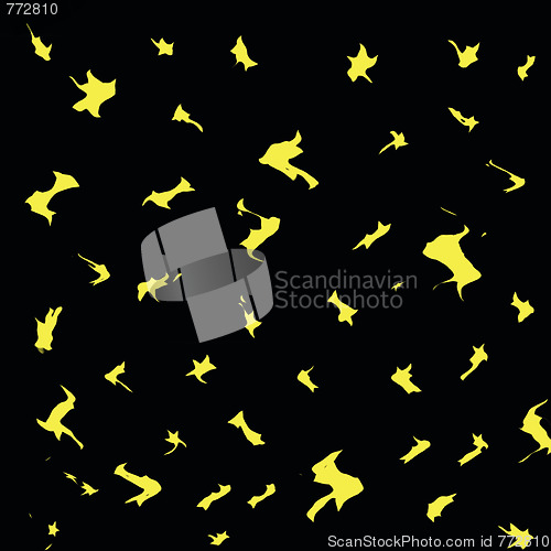 Image of Yellow flying background