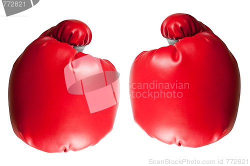 Image of Two boxing gloves