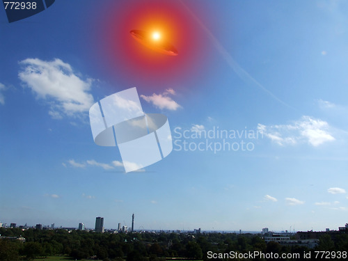 Image of UFO Over London