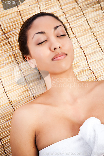 Image of Beauty spa woman