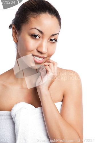 Image of Beauty spa girl