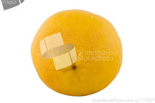 Image of one ripe grapefruit