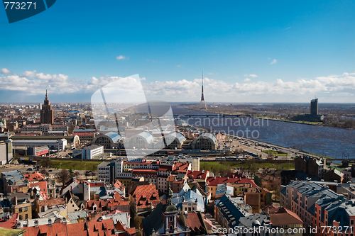 Image of Cityscape of old Riga