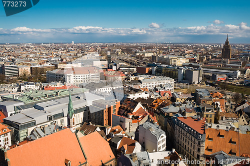 Image of Cityscape of old Riga