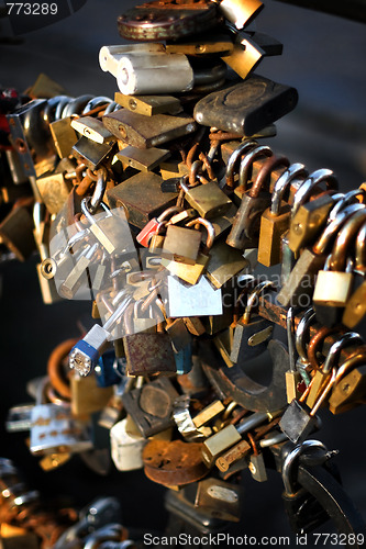 Image of wedding padlocks
