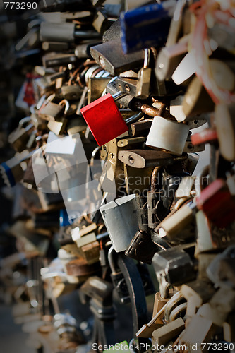 Image of wedding padlocks