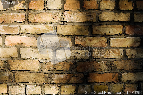 Image of texture of brick wall