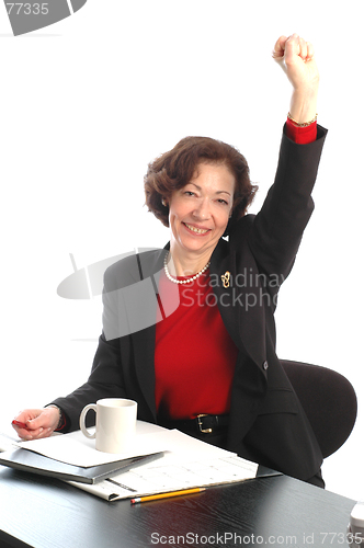 Image of woman at desk 705