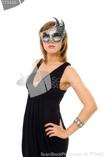 Image of woman in mask