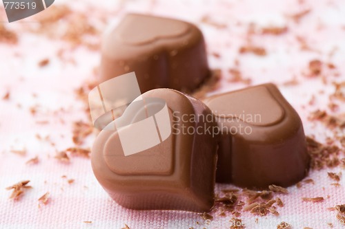 Image of Heart shape chocolate