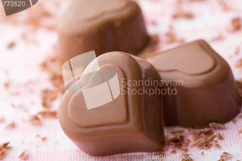 Image of Heart shape chocolate