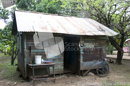 Image of typical house corn island nicaragua