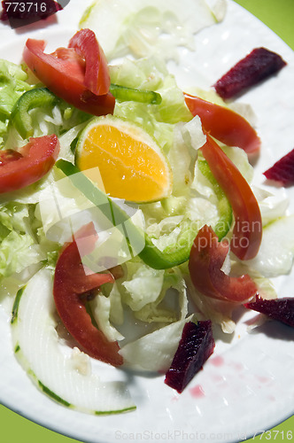 Image of garden salad nicaragua style