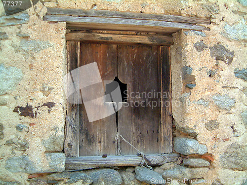 Image of old wooden shutters