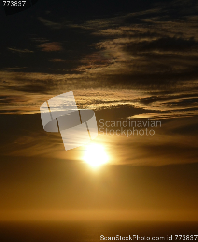 Image of Sunset with Clouds