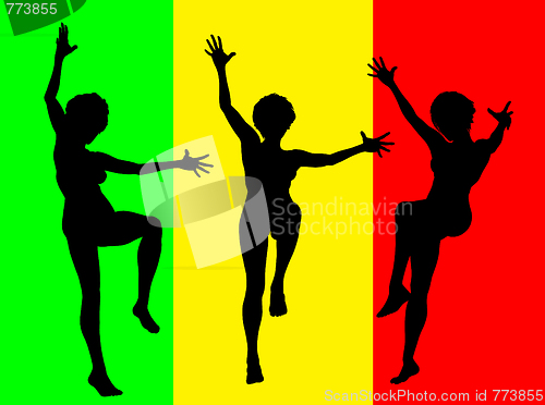 Image of Jumping Women 