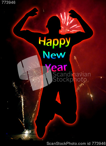 Image of Happy New Year Man