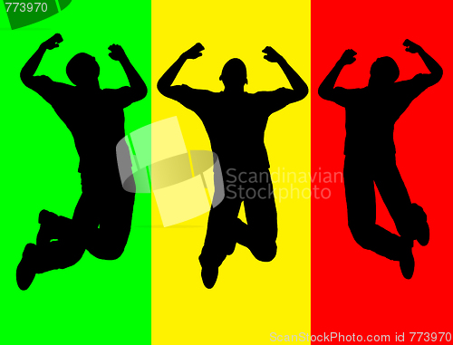 Image of Jumping Men