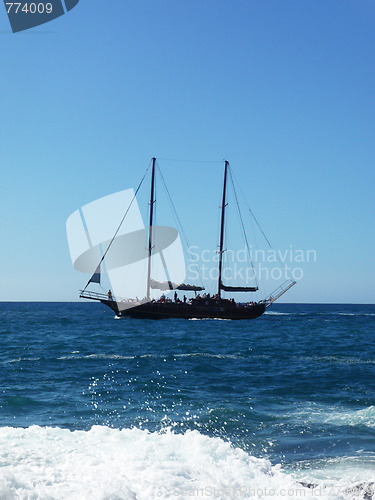 Image of Old Sailing Ship