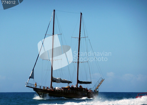 Image of Old Sailing Ship