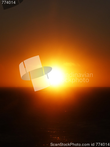 Image of Sunset Over Water