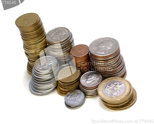 Image of stacks of coins