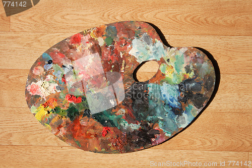 Image of old palette