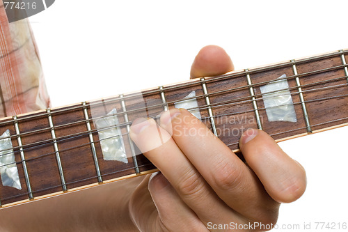 Image of bend on guitar