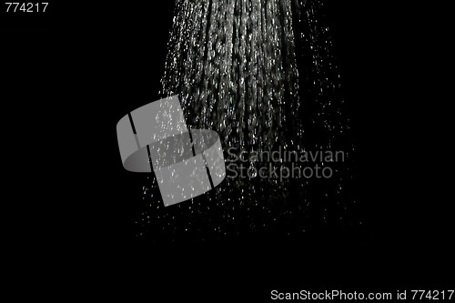 Image of Whater drops falling i
