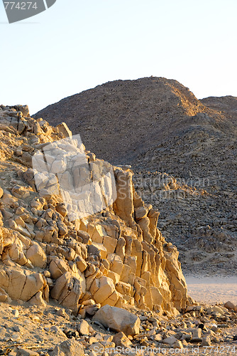 Image of Egyptian rocky desert