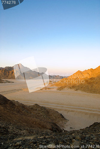 Image of Egyptian rocky desert