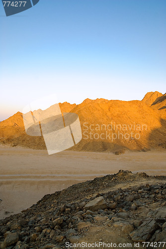 Image of Egyptian rocky desert