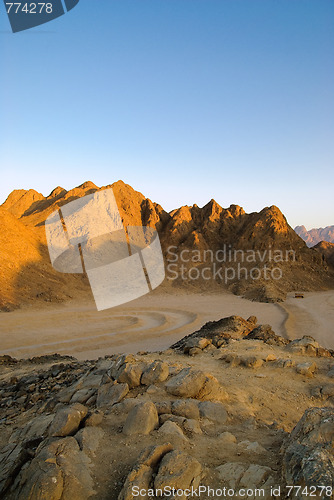 Image of Egyptian rocky desert