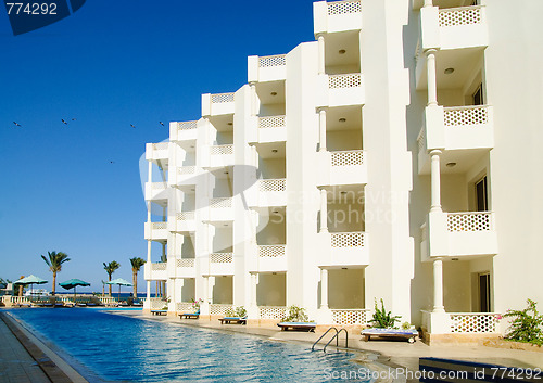 Image of modern hotel architecture